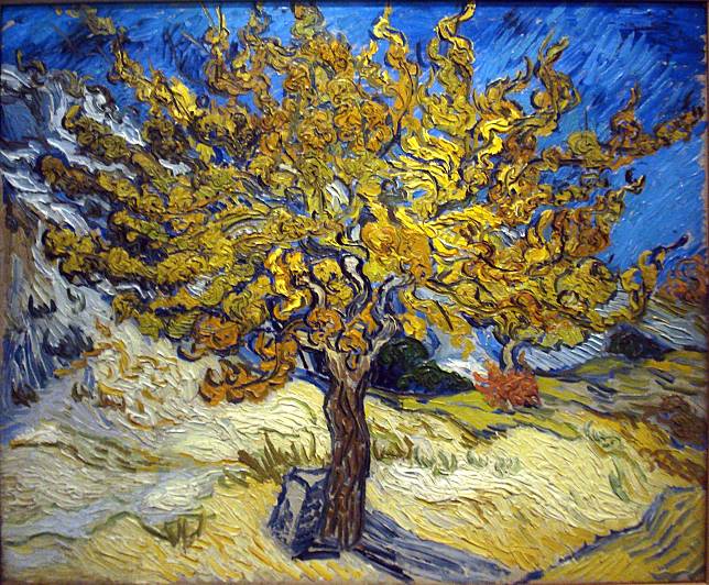 The Mulberry Tree in Autumn, 1889 by Vincent Van Gogh