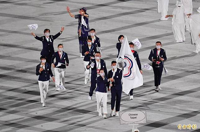 台灣隊以「中華台北」之名參加東京奧運，代號為「TPE」。(資料照，特派記者林正堃攝)