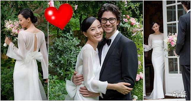 恭喜恭喜﹗陳法拉在法國時間5月18號於巴黎結婚了﹗（大會提供）