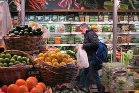 美國4月消費者物價指數(CPI)年增3.8%，創下2023年5月以來新高。圖為美國超市。 (圖：中央社)