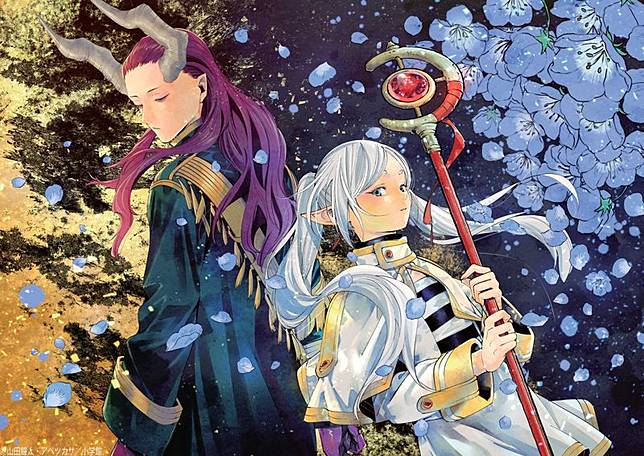 《葬送的芙莉蓮》因動畫化成功帶動漫畫銷量提升。動畫「黃金鄉篇」預計明年10月播出。圖／翻攝自X@FRIEREN_PR