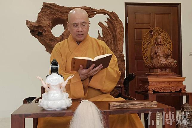 恆長法師認為，佛教應該是要以能夠提升人的身、心、靈為目標。（攝影／王郁梅）