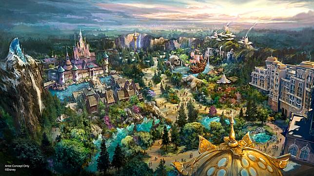 東京迪士尼海洋第八大主題園區「夢幻泉鄉Fantasy Springs」