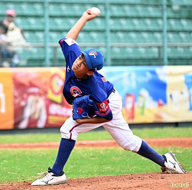 高聖凱先發。(記者林正堃攝)