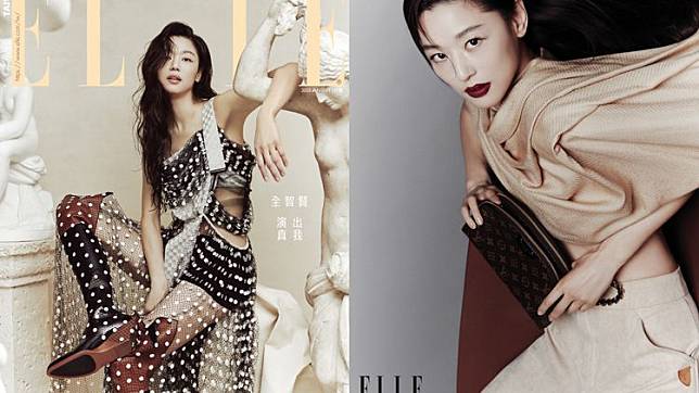 全智賢拍攝《ELLE》封面。《ELLE》國際中文版提供