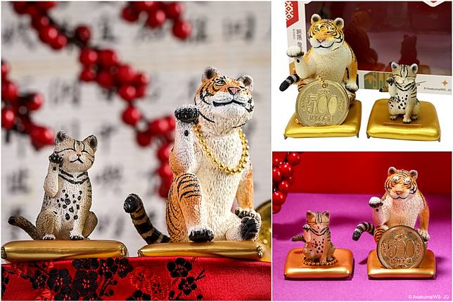 貓奴喜迎虎年囉！動物原型師「朝隈俊男」三度推出超人氣「招財