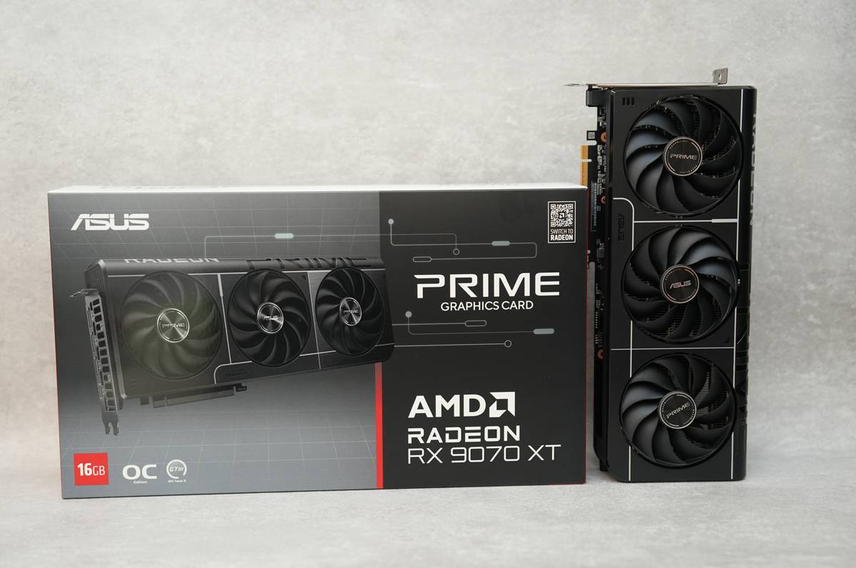 ［未開封］ASUS Prime Radeon RX 9070XT OC 16GB ASUS PRIME Radeon RX 9070 XT 16GB 256-Bit GDDR6 PCI Express