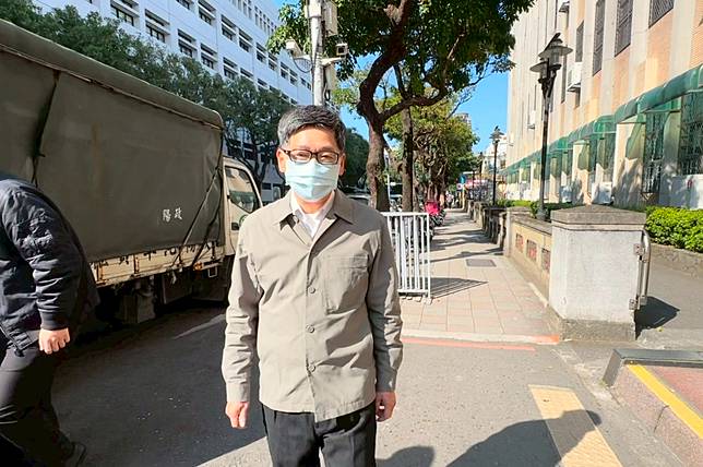 蔡明宏認為，高院必還他清白。侯柏青攝