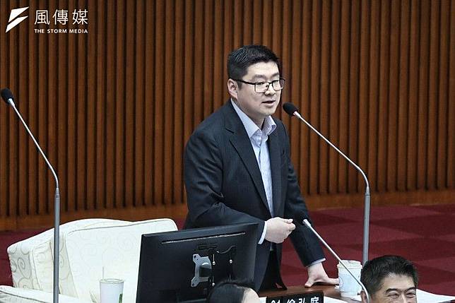 台北市議員徐弘庭11日在臉書發文痛批警察系統處理案件雙標。（資料照，柯承惠攝）