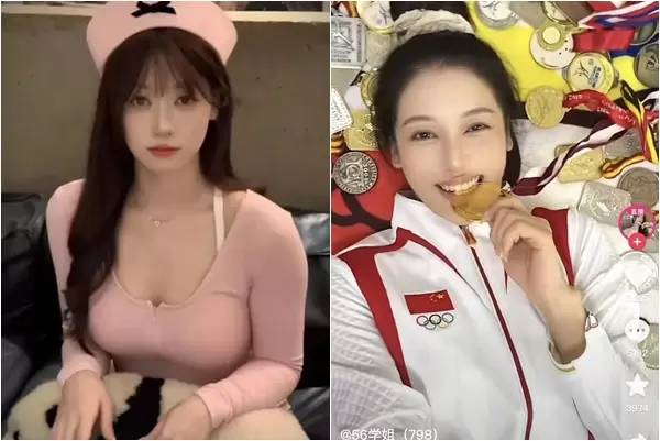 前中國女子體操世界盃金牌選手吳柳芳，因其在社群平臺抖音上發布的一系列性感熱舞影片而引發爭議。合成照片