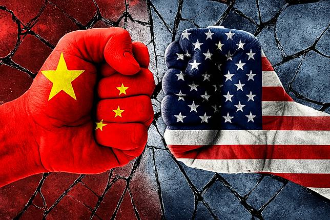 美中關稅戰示意圖。(AI生成圖)
