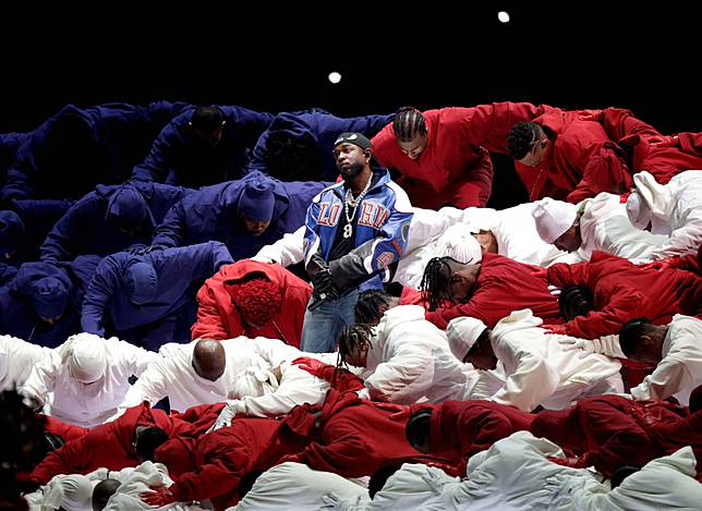 肯卓克拉瑪（Kendrick Lamar）最近在超級盃的中場表演中演唱的〈Not Like Us〉，被美國心臟協會認證為「救命之歌」！ 路透社 / 達志影像
