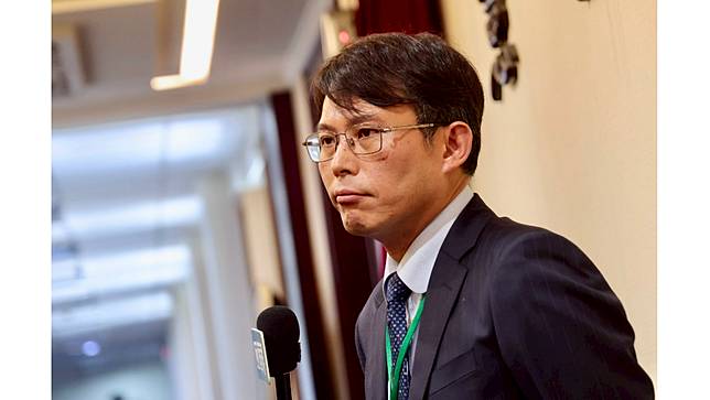 立委黃國昌出席憲法法庭公開說明會。李政龍攝