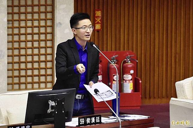 新黨今公布首波議員提名7人名單，包含競選連任的台北市議員侯漢廷，共提名台北市4席、新北市2席、桃園市1席。(資料照)