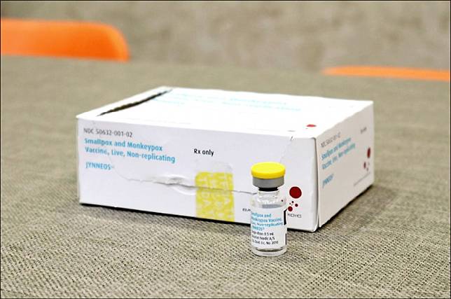 緊急增購6萬人份猴痘疫苗，預計5月中下旬到貨。(資料照，疾管署提供)