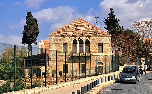 This photo shows the damage caused by Israeli airstrikes inside the ancient citadel of Baalbek in Lebanon, on Nov. 7, 2024. (Photo by Maher Kamar/Xinhua)