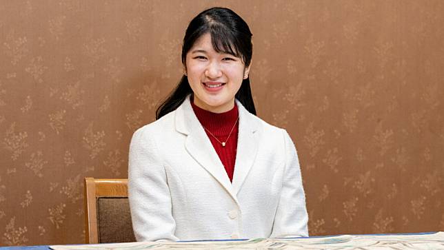 日皇德仁夫妻的獨生女敬宮愛子內親王，12月1日迎來22歲生日。路透社