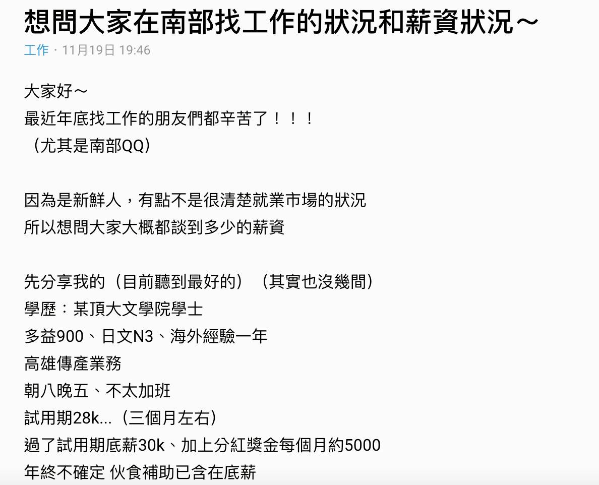 南部35K算高薪？女面試完臉綠掉過來人曝「悲慘真相」 | NOWNEWS今日新聞| LINE TODAY