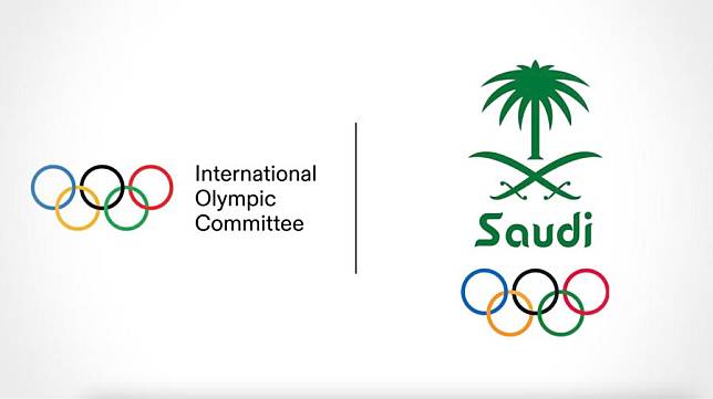 Logos of the International Olympic Committee (IOC) and Saudi Olympic &amp; Paralympic Committee. (Picture courtesy of IOC)