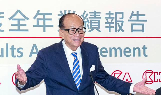 香港首富李嘉誠日前將旗下長江和記實業的43個港口業務，以228億美元（約新台幣7,522億元）賣給美資。（翻攝自李嘉誠基金會微博）