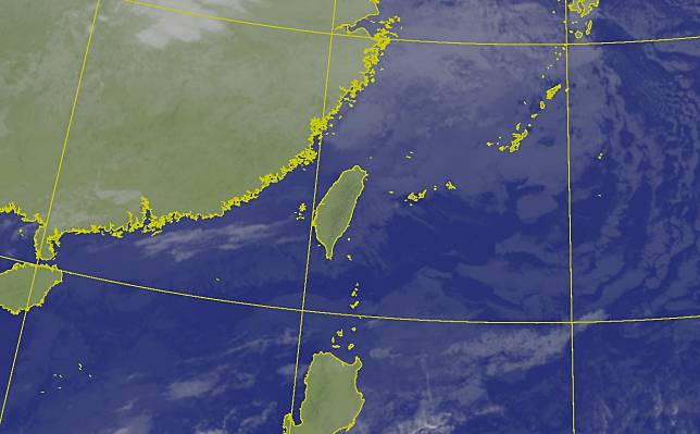 今天東半部地區、恆春半島及馬祖有局部短暫雨，桃園以北地區及其他山區有零星短暫雨，其他地區及澎湖、金門為多雲到晴。（圖：氣象署網站）