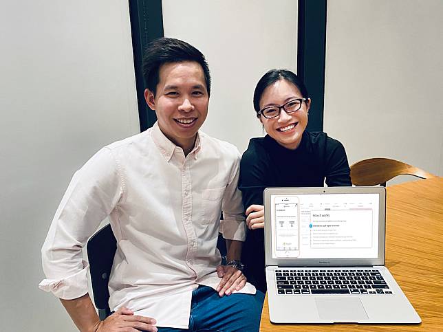 WhiteCoat’s founder and CEO Bryan Koh (left) and medical advisor Natalie Koh. Photo courtesy of WhiteCoat.