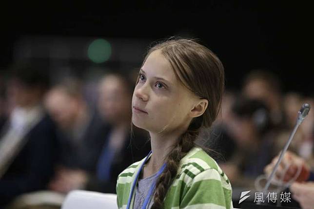  美國《時代》雜誌11日揭曉2019年度風雲人物，瑞典少女氣候鬥士通貝里（Greta Thunberg）獲殊榮（AP）
