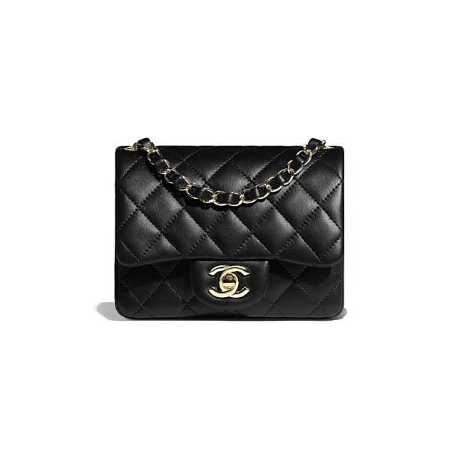 超百搭黑色手袋 Chanel 2020：1. mini flap bag 迷你垂蓋手袋