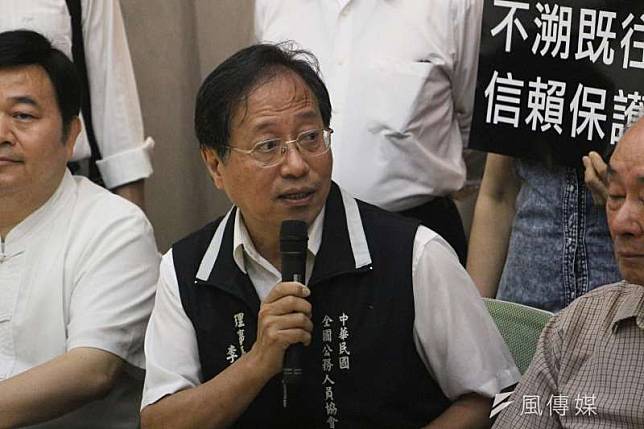 全國公務人員協會理事長李來希18日於個人臉書上發文指出，對於林萬億反駁李家同晚景淒涼說表示不滿，更認為李不是那麼膚淺的人。（資料照，陳韡誌攝）