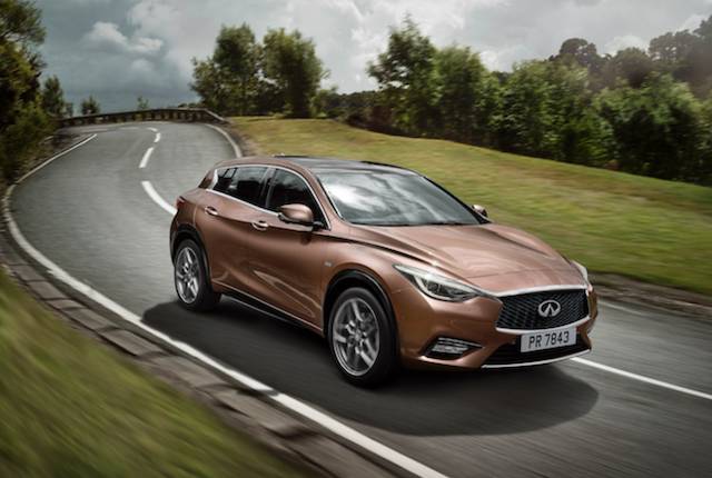 Infiniti Q30 在 2016 年上市後，成為 Infiniti 在台灣賣最好的車款。 