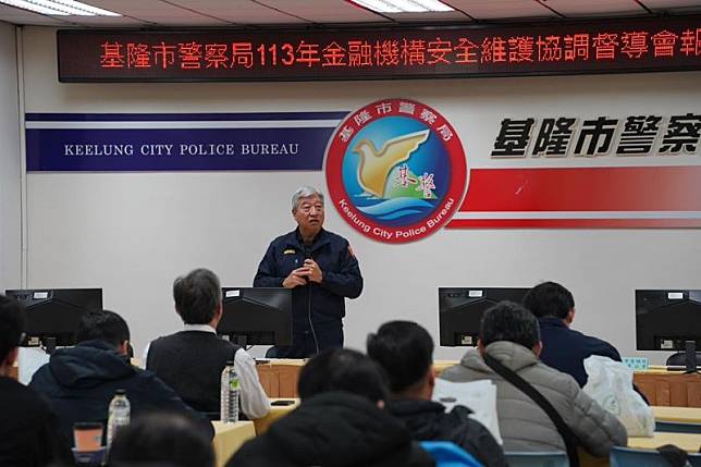 基隆市警局局長翁群能日前遭25歲女偵查佐控告性騷擾。（翻攝基隆市警察局粉絲專頁）