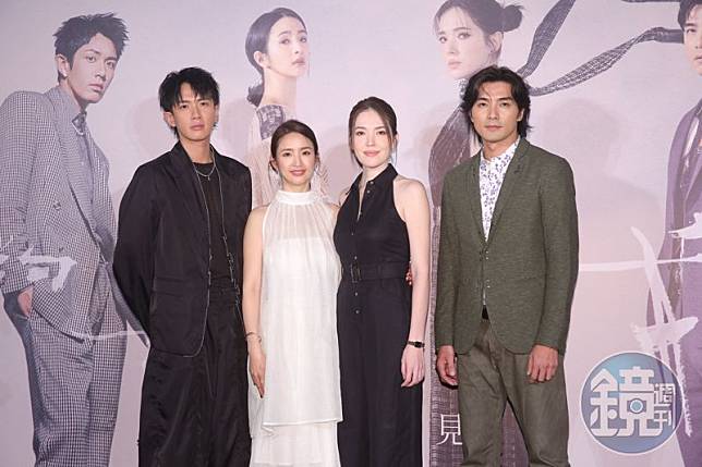 林依晨、許瑋甯、賀軍翔、柯震東今為公視新戲《不夠善良的我們》出席首映。