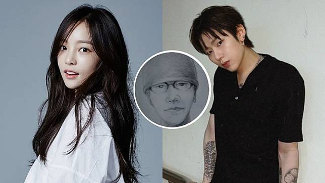 韓國節目公開偷走具荷拉（左圖）保險箱的嫌犯肖像，ZICO遭網友懷疑是竊賊，發聲明否認提告。翻攝naver、ZICO IG
