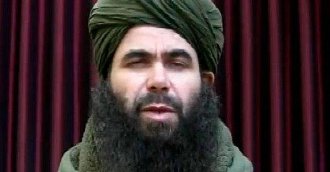 「伊斯蘭北非蓋達組織」（AQIM）首腦德魯克達爾，昨日遭法國軍隊擊斃。（翻攝自Nine News twitter）
