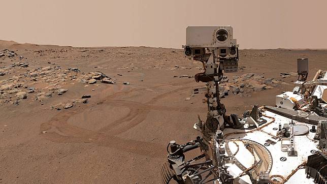 美國國家航空暨太空總署（NASA）的毅力號火星探測器。（路透社）