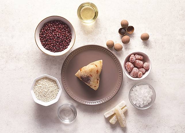 金桔紅豆粽採用選用萬丹紅豆及在地與食材(圖片來源/欣葉餐廳)