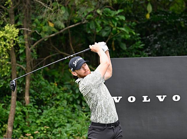 Sebastian Soderberg competes during the Volvo China Open second round in Shenzhen, China, on May 3, 2024. (Photo courtesy of Volvo China Open)