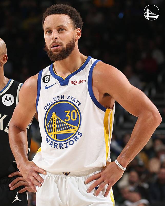 ▲柯瑞（Stephen Curry）拿下生涯第10次「大三元」，勇士苦吞3連敗。（圖／翻攝自勇士推特）