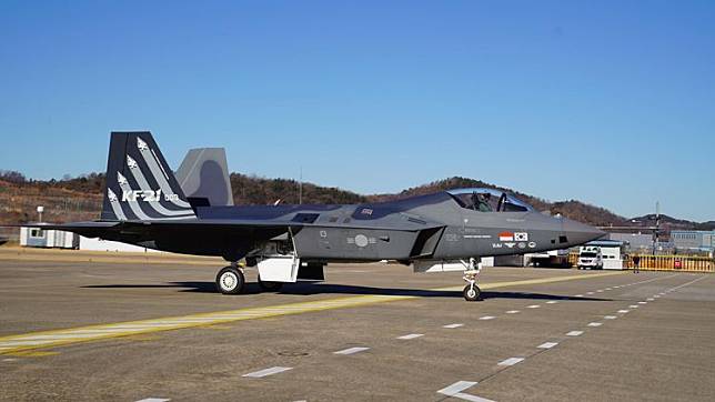 南韓自行研發的KF-21戰機計畫明年量產。翻攝南韓國防採購計畫管理局臉書