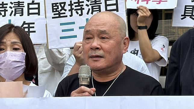 男子蘇耀輝被控於1997年持開山刀砍殺詹姓夫婦判刑8年定讞，他聲請再審獲准，台灣高等法院再審今判決蘇無罪。記者林孟潔／攝影