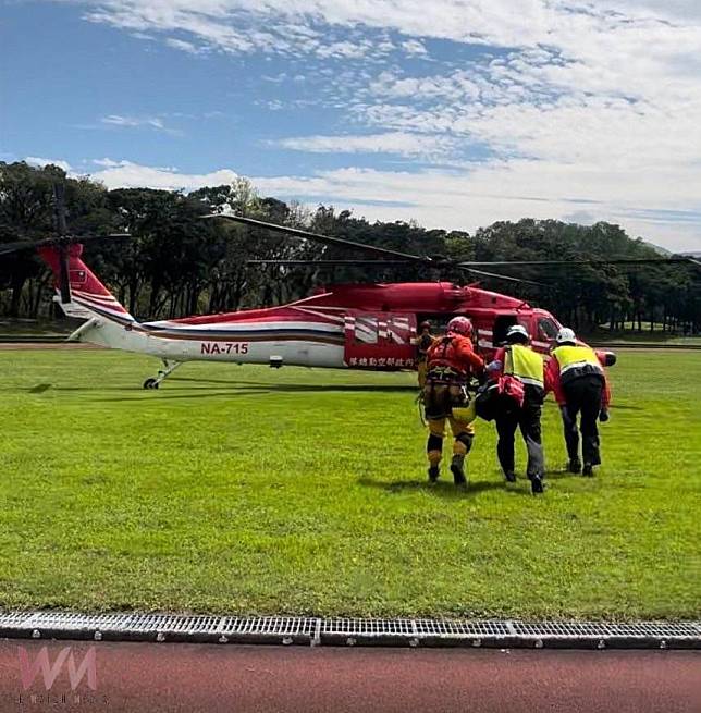 男大生登「古魯林道」滑落邊坡受創 出動空勤直升機救援