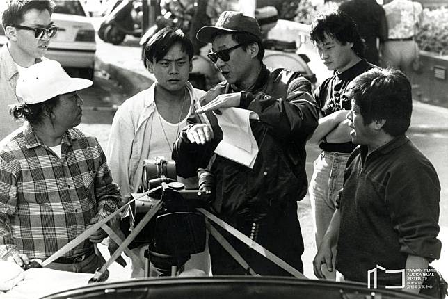 楊德昌導演（右三）是台灣電影的重量級導演。(國家影視聽中心提供)