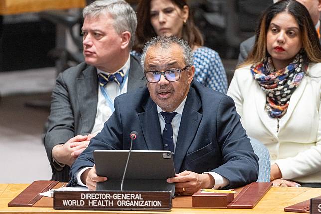 世界衛生組織秘書長譚德塞今天(22日)表示，針對應對疾病全球大流行達成一項具法律約束力協議，各國可能會錯過5月的最後期限。 (圖:@DrTedros)