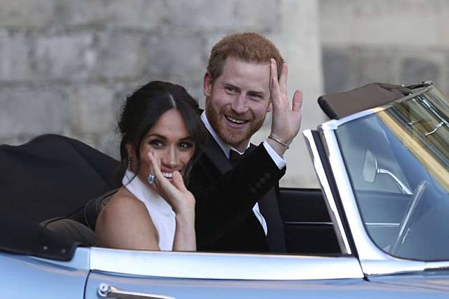 英國哈利王子（Prince Harry）與妻子梅根（Meghan Markle）追求獨立生活。（AP）