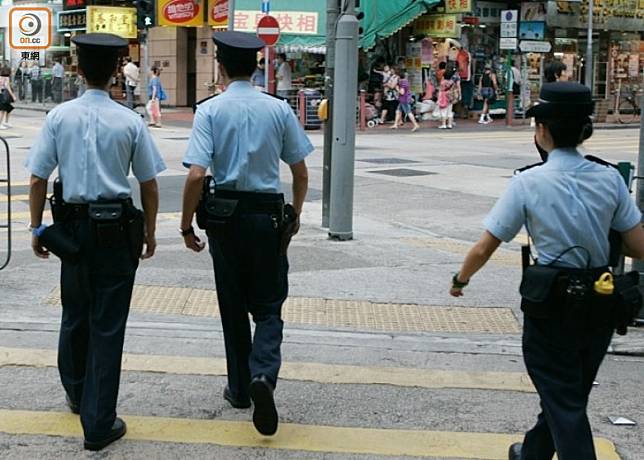 廉政公署表示，過去每年平均約有3至4名警務人員被控。