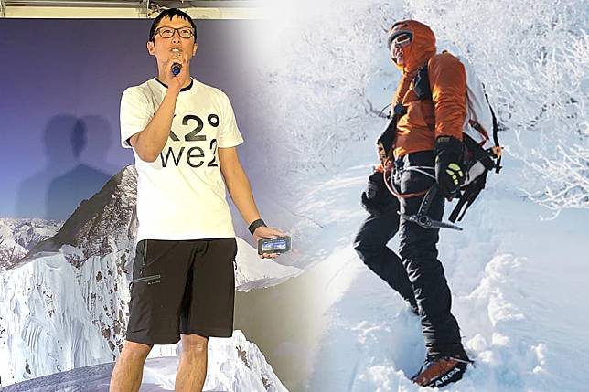 台灣知名登山好手張元植在攀登南針鋒北壁途中發生意外，墜落250公尺高的山壁不幸身亡。（合成畫面／呂品逸攝、擷取自張元植臉書）