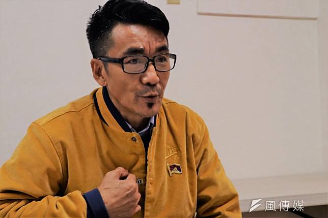 西藏台灣人權連線理事長札西慈仁（Tashi Tsering）。（陳艾伶攝）