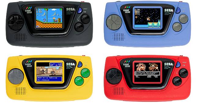 SEGA 推出迷你掌機GAME GEAR micro，售價與收錄遊戲公開