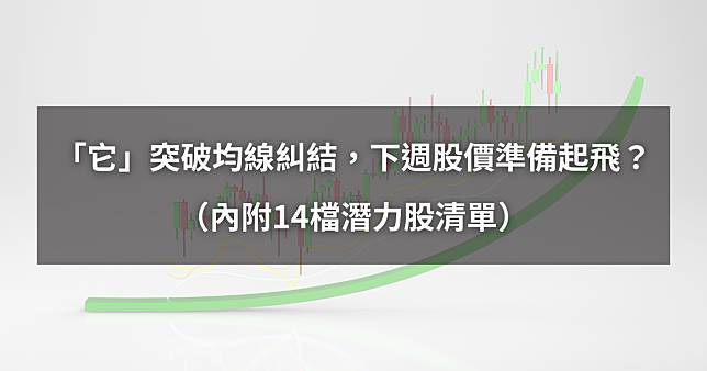 【01/17最新】「它」突破均線糾結，下週股價準備起飛？（附14檔潛力清單）