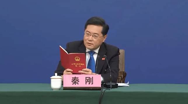 消失的中國前外交部長秦剛，事實上早已死於自殺或酷刑。 圖 : 翻攝自騰訊網